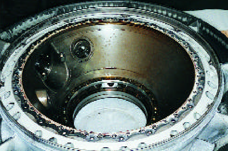 運行了18500小時之后的RB -211發動機